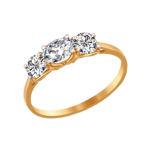 

Кольцо SOKOLOV из золота со Swarovski Zirconia