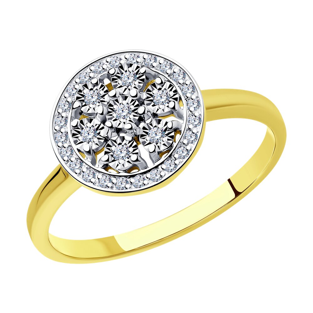 

Кольцо SOKOLOV Diamonds из комбинированного золота с бриллиантами