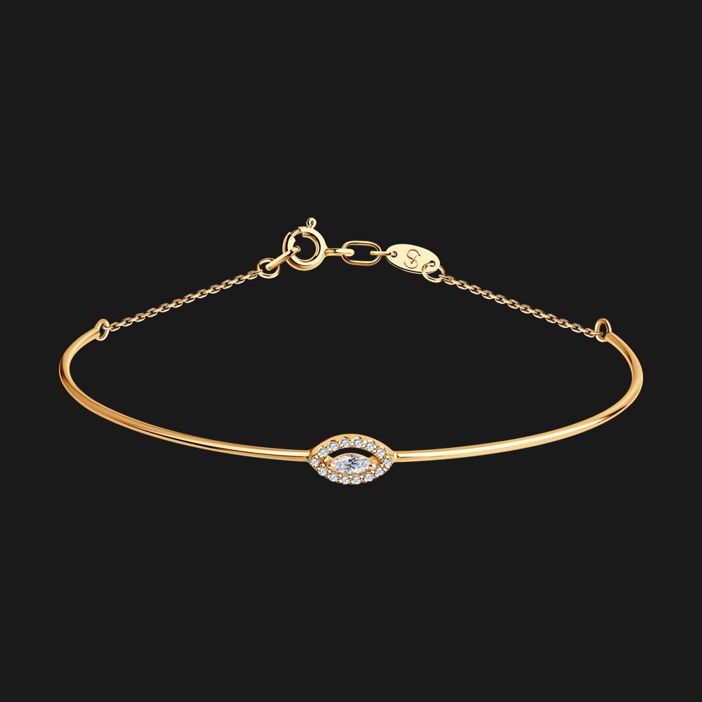 Браслет SOKOLOV из золота с бриллиантами, фото 3