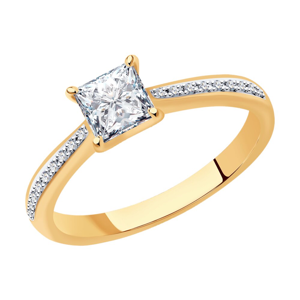 

Кольцо SOKOLOV Diamonds из золота с бриллиантами