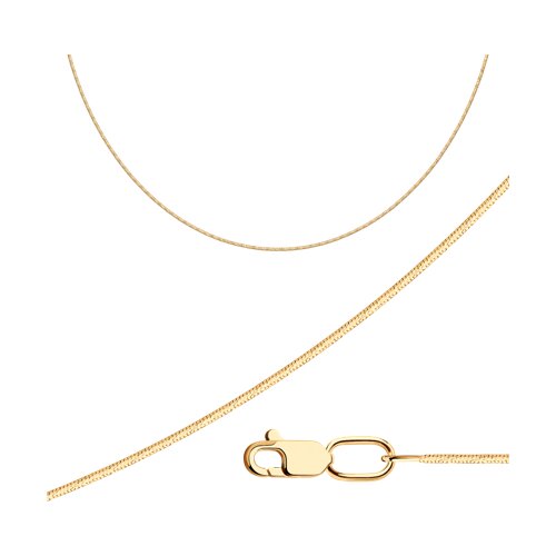 Цепь из золочёного серебра - фото 1