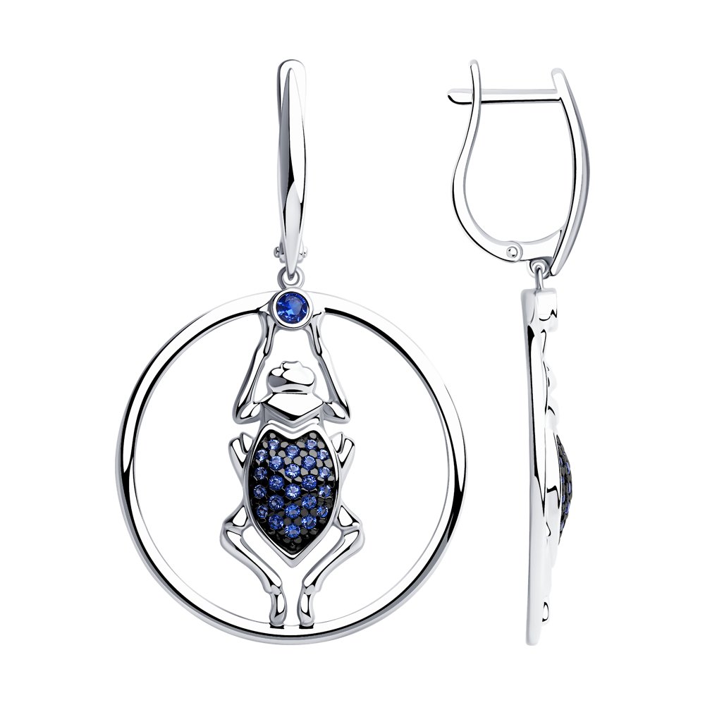 

Серьги SOKOLOV из серебра с фианитами