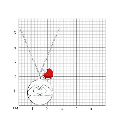 Колье из серебра с эмалью - фото 5