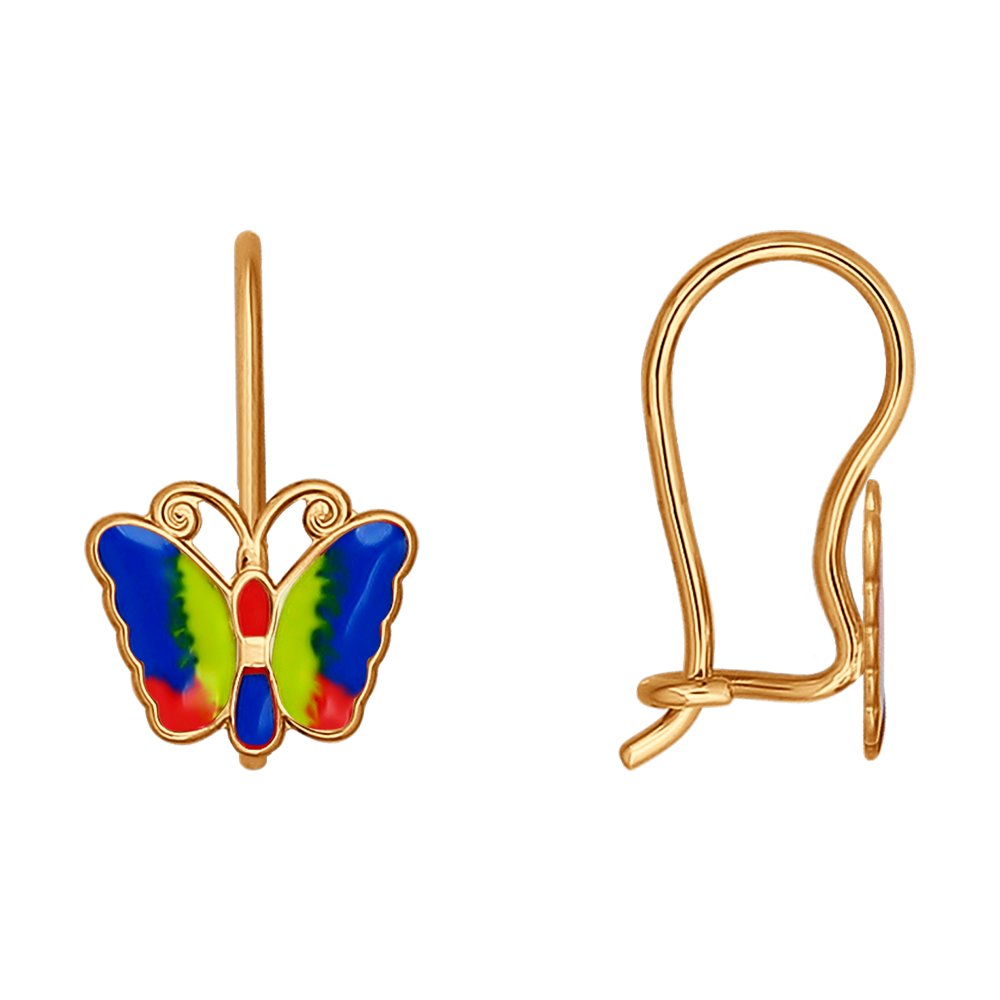 

Серьги SOKOLOV из золота с эмалью