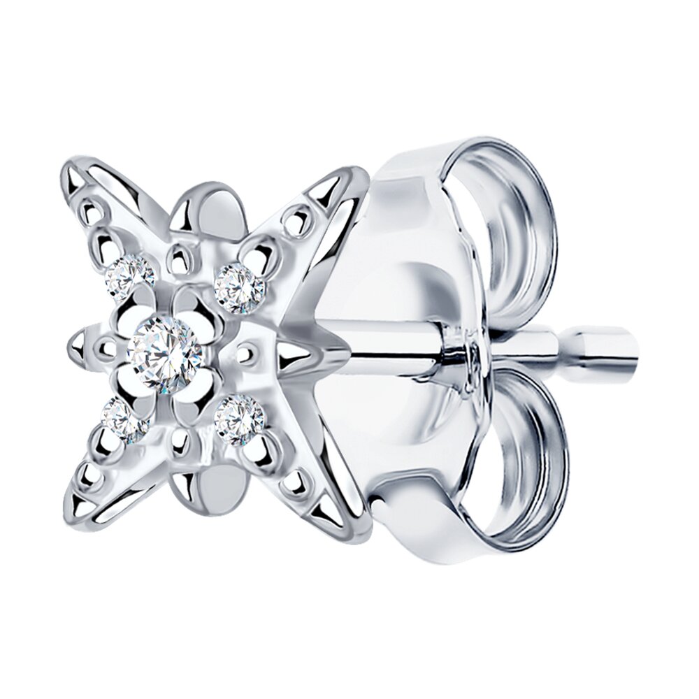 Серьга SOKOLOV из серебра с фианитами 2590₽