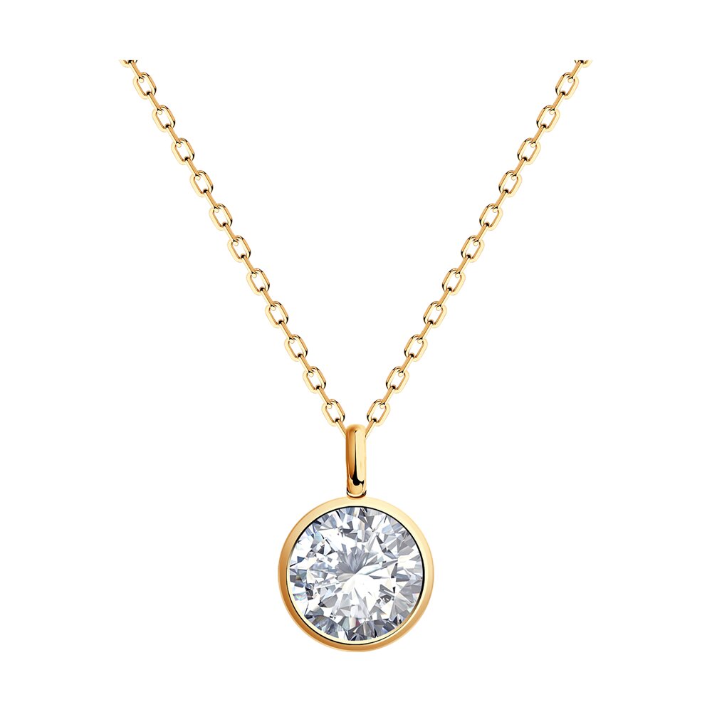 

Колье SOKOLOV Diamonds из золота с бриллиантом