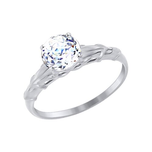 

Кольцо SOKOLOV из белого золота со Swarovski Zirconia