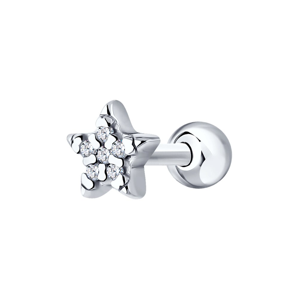 Серьга SOKOLOV из серебра с фианитами 3990₽