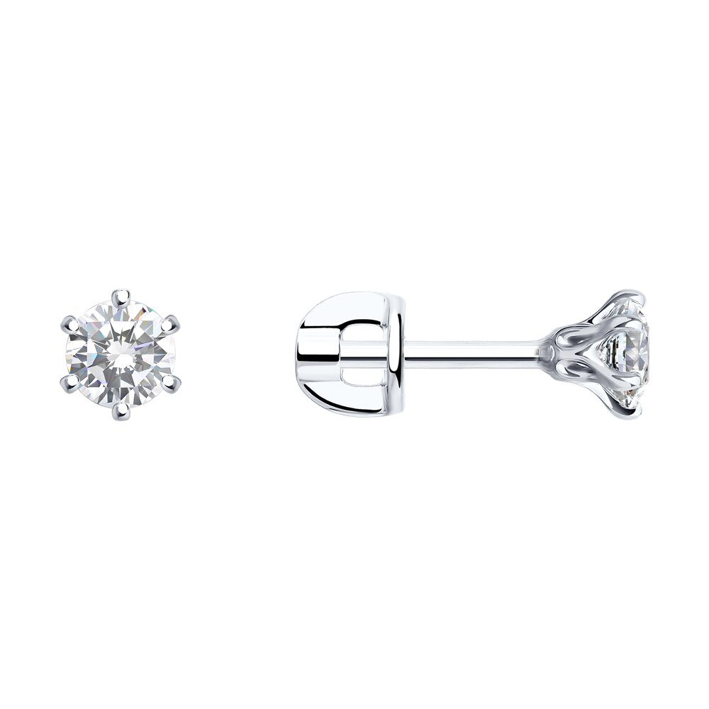 

Серьги SOKOLOV Diamonds из белого золота с бриллиантами