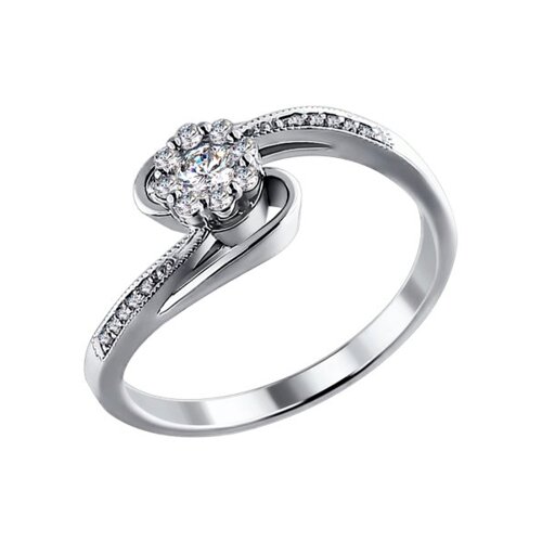 

Кольцо SOKOLOV из белого золота с бриллиантами