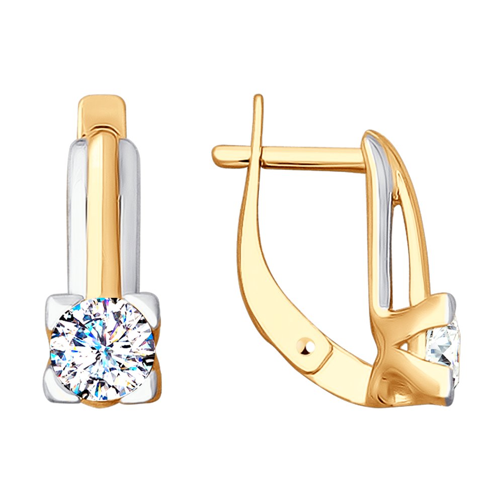 

Серьги SOKOLOV из золота со Swarovski Zirconia