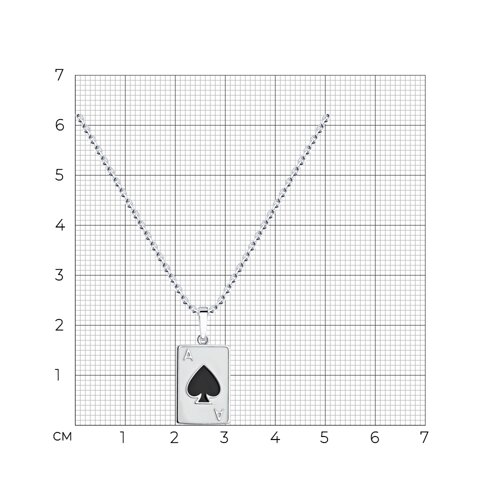 Колье из серебра с эмалью - фото 5