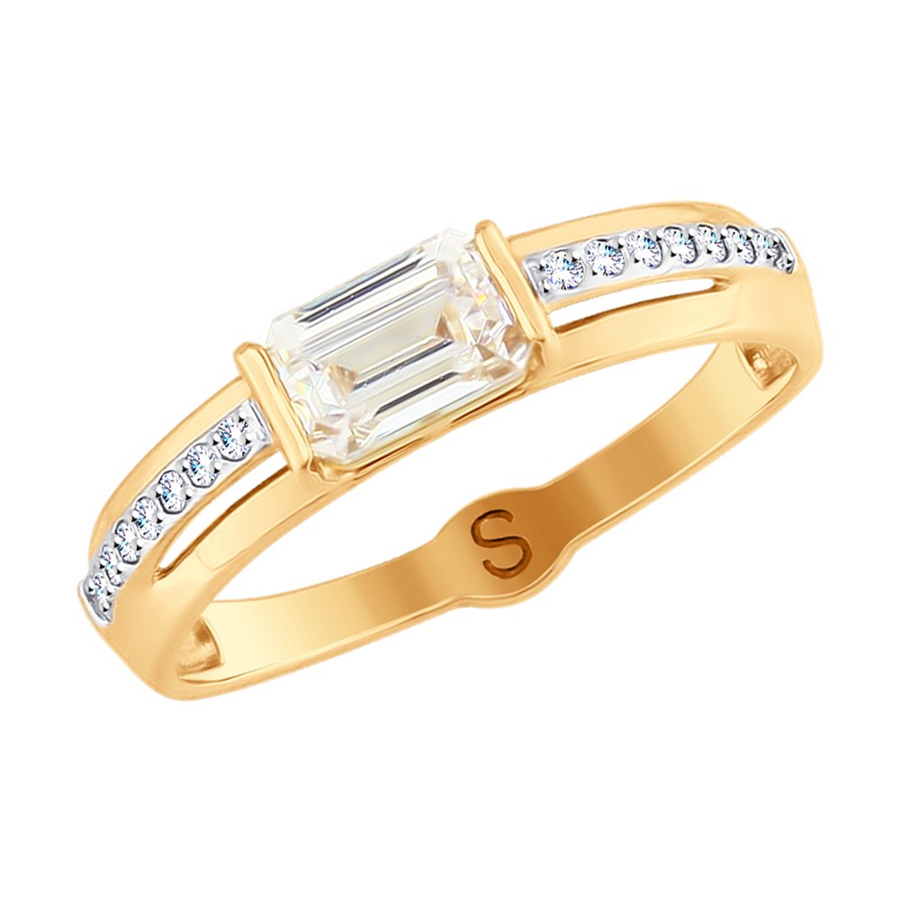 

Кольцо SOKOLOV из золота со Swarovski Zirconia