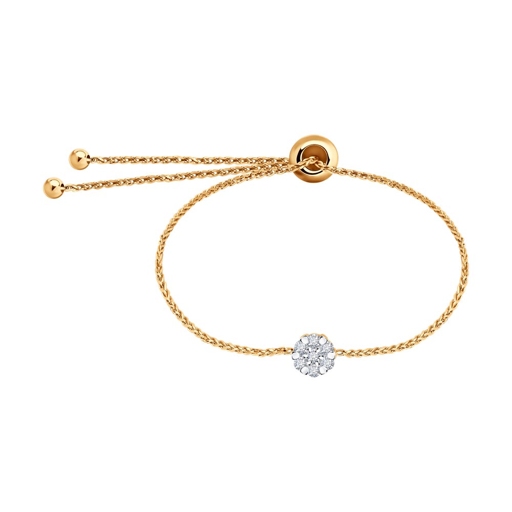 

Браслет SOKOLOV Diamonds из золота с бриллиантами