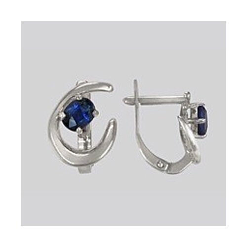 

Серьги SOKOLOV из белого золота с сапфирами