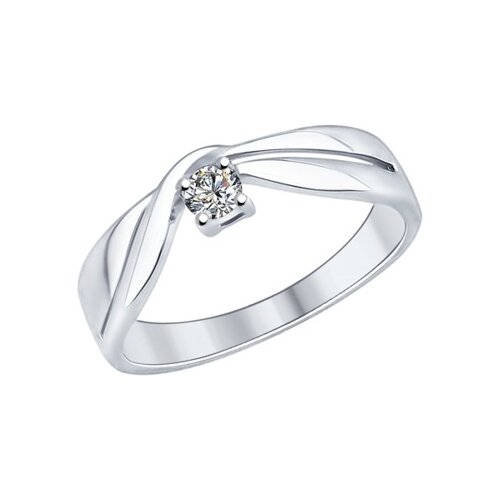 

Кольцо SOKOLOV из серебра с swarovski zirconia