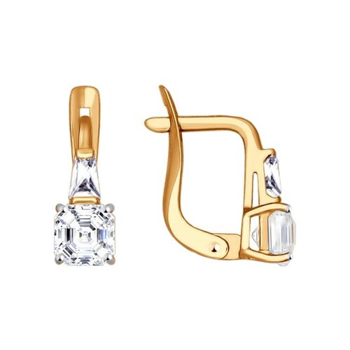

Серьги SOKOLOV из золота со Swarovski Zirconia