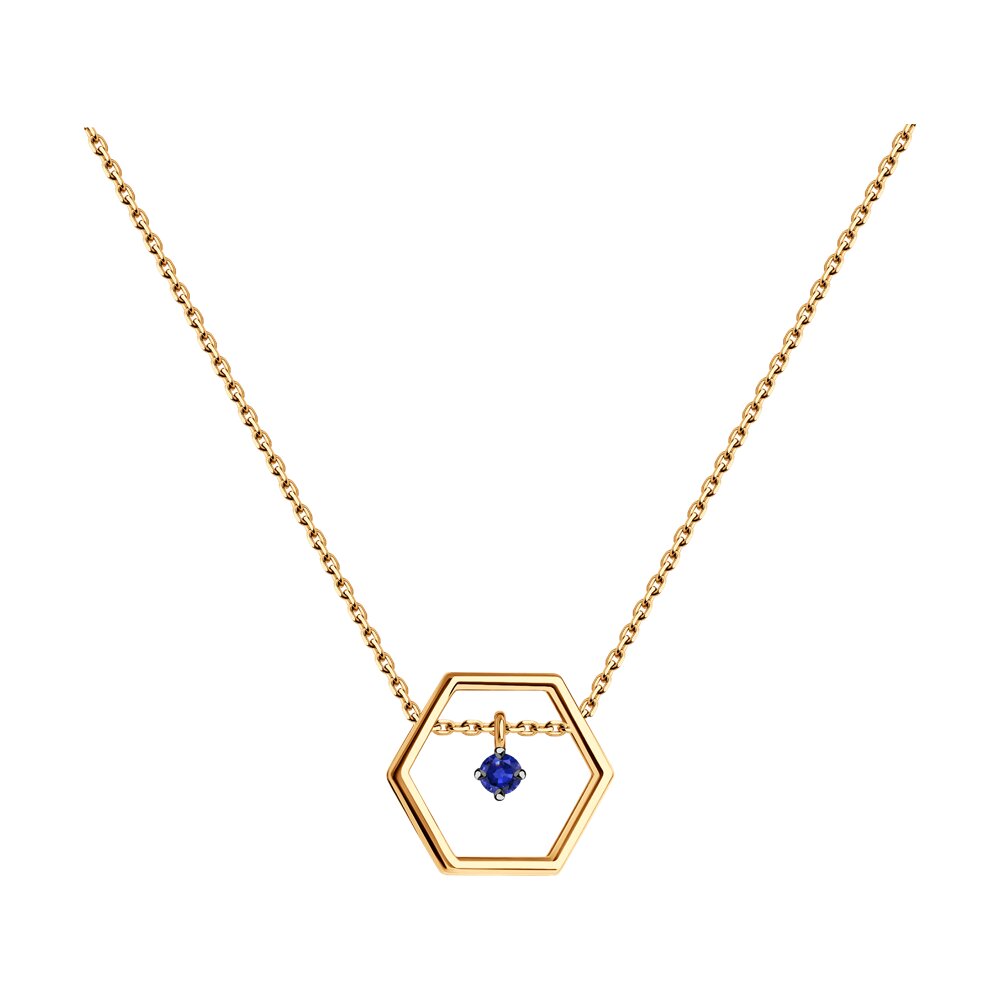 

Колье SOKOLOV Diamonds из золота с сапфиром