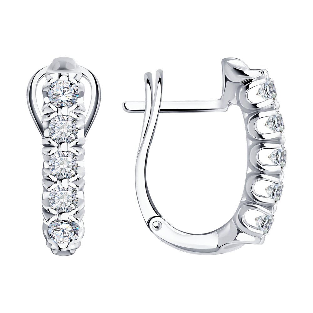 

Серьги SOKOLOV Diamonds из белого золота с бриллиантами