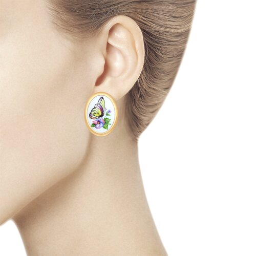 Серьги из золота