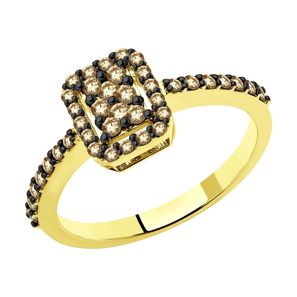 

Кольцо SOKOLOV Diamonds из желтого золота с бриллиантами