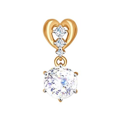 

Подвеска SOKOLOV из золота со Swarovski Zirconia