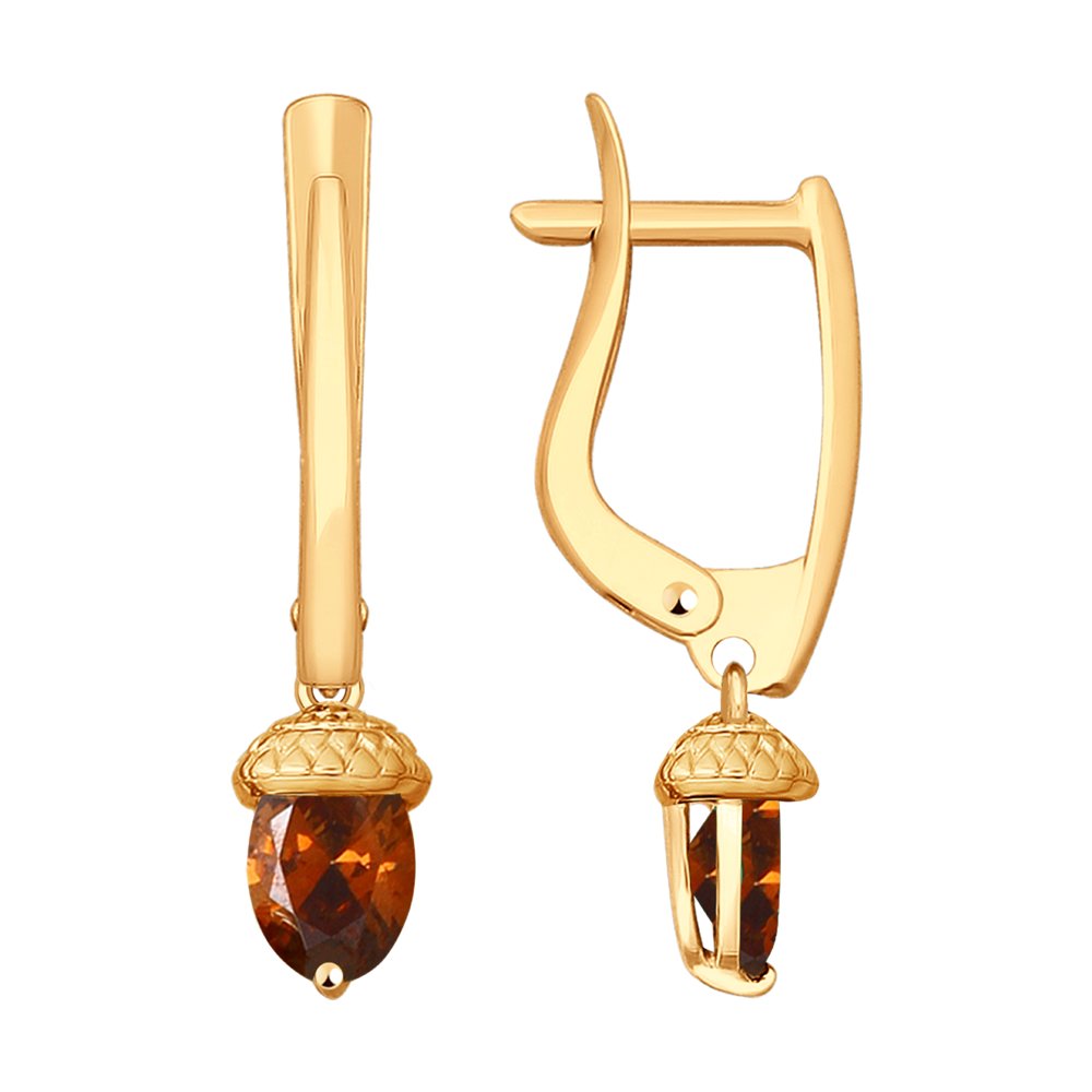 

Золотые серьги в виде желудей SOKOLOV