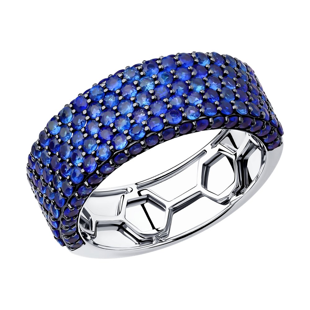 

Кольцо SOKOLOV Diamonds из белого золота с сапфирами
