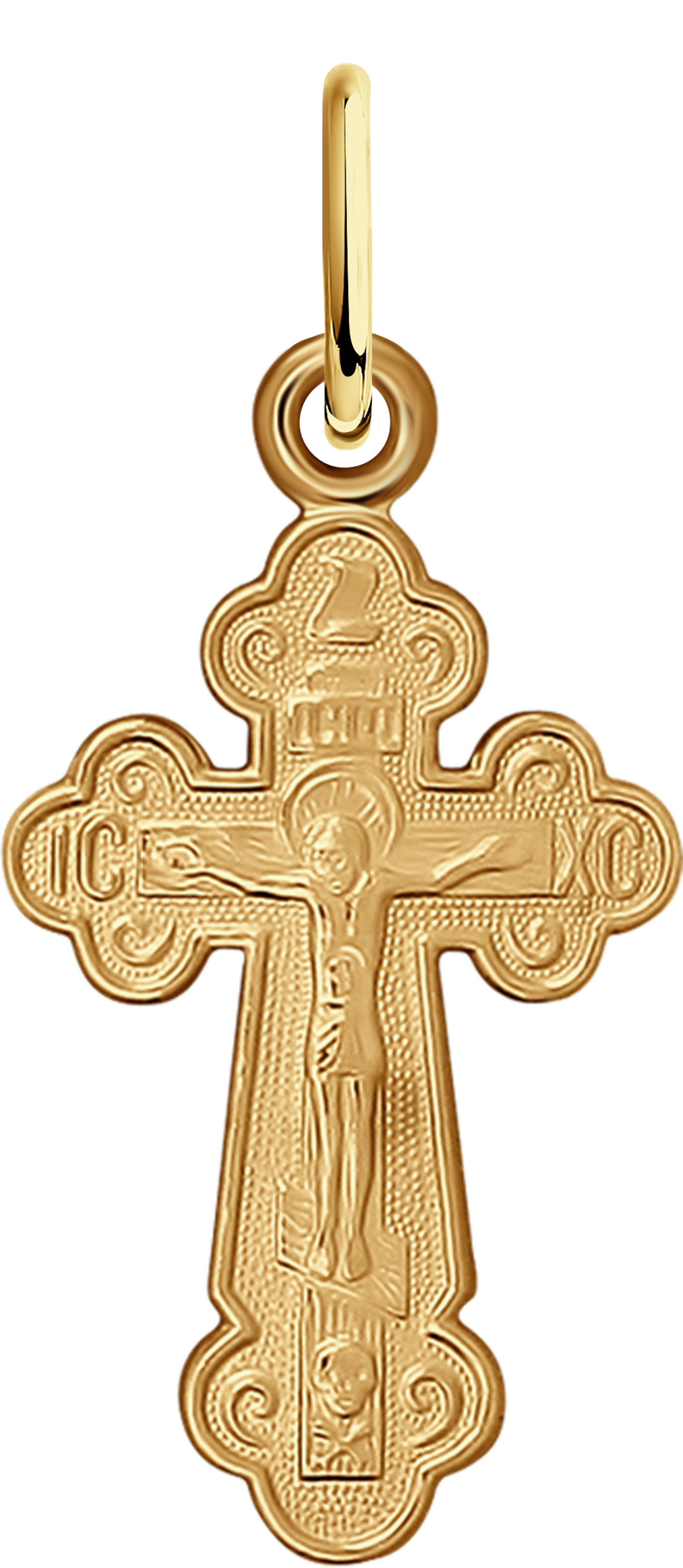 Крест SOKOLOV из золочёного серебра