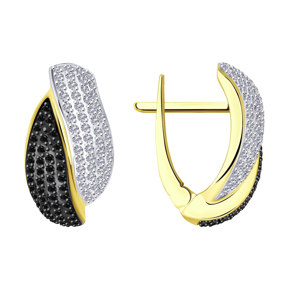 

Серьги SOKOLOV Diamonds из желтого золота с бриллиантами