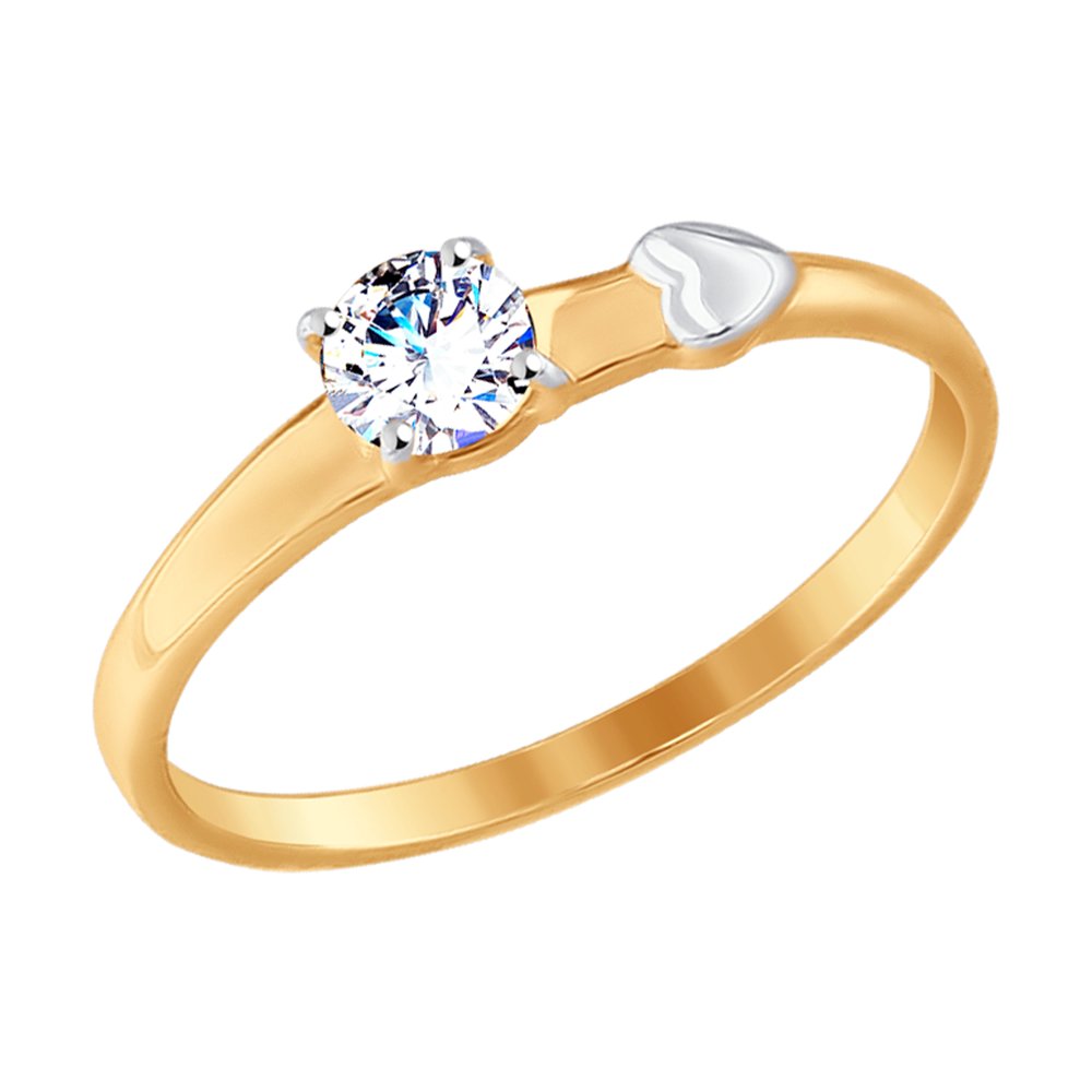 

Кольцо SOKOLOV из золота со Swarovski Zirconia