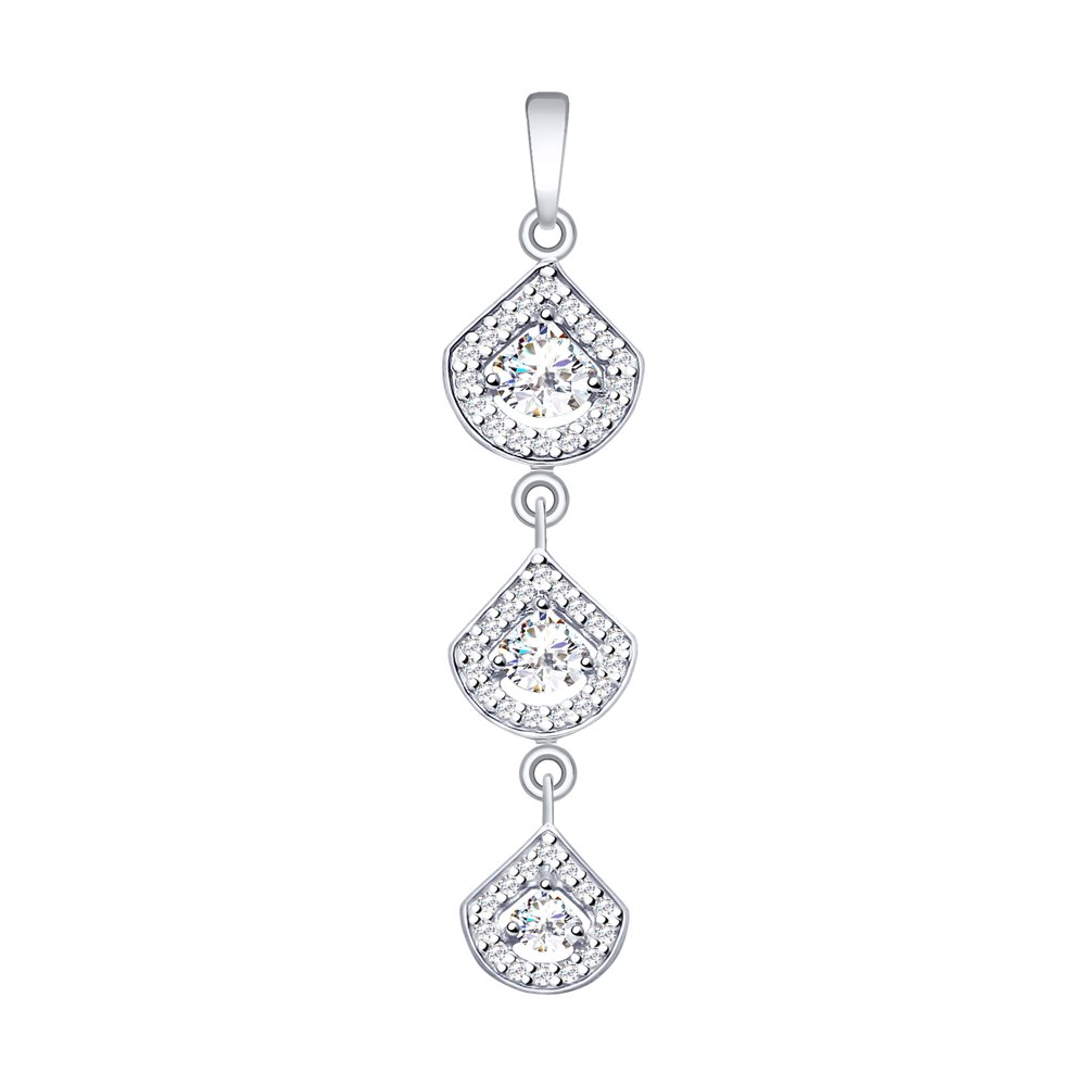

Подвеска SOKOLOV из серебра со Swarovski Zirconia