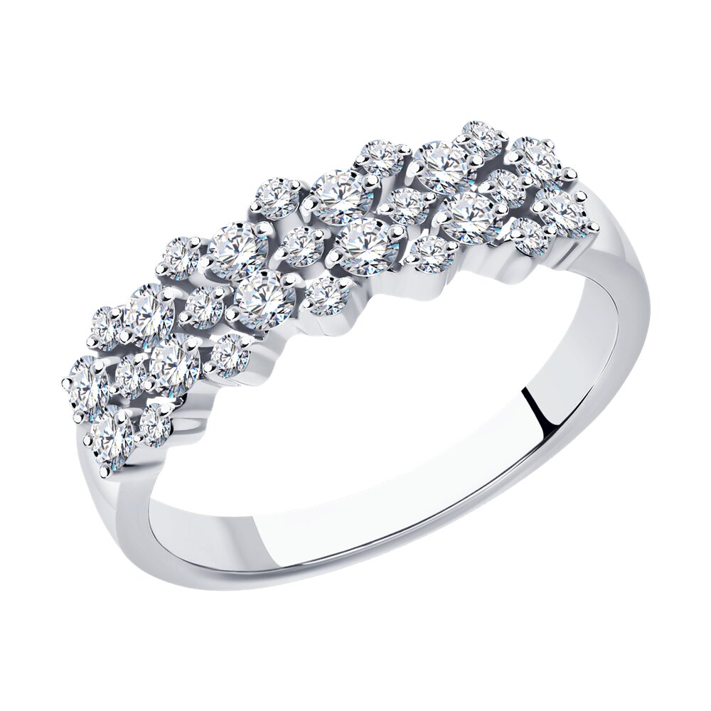 

Кольцо SOKOLOV Diamonds из белого золота с бриллиантами