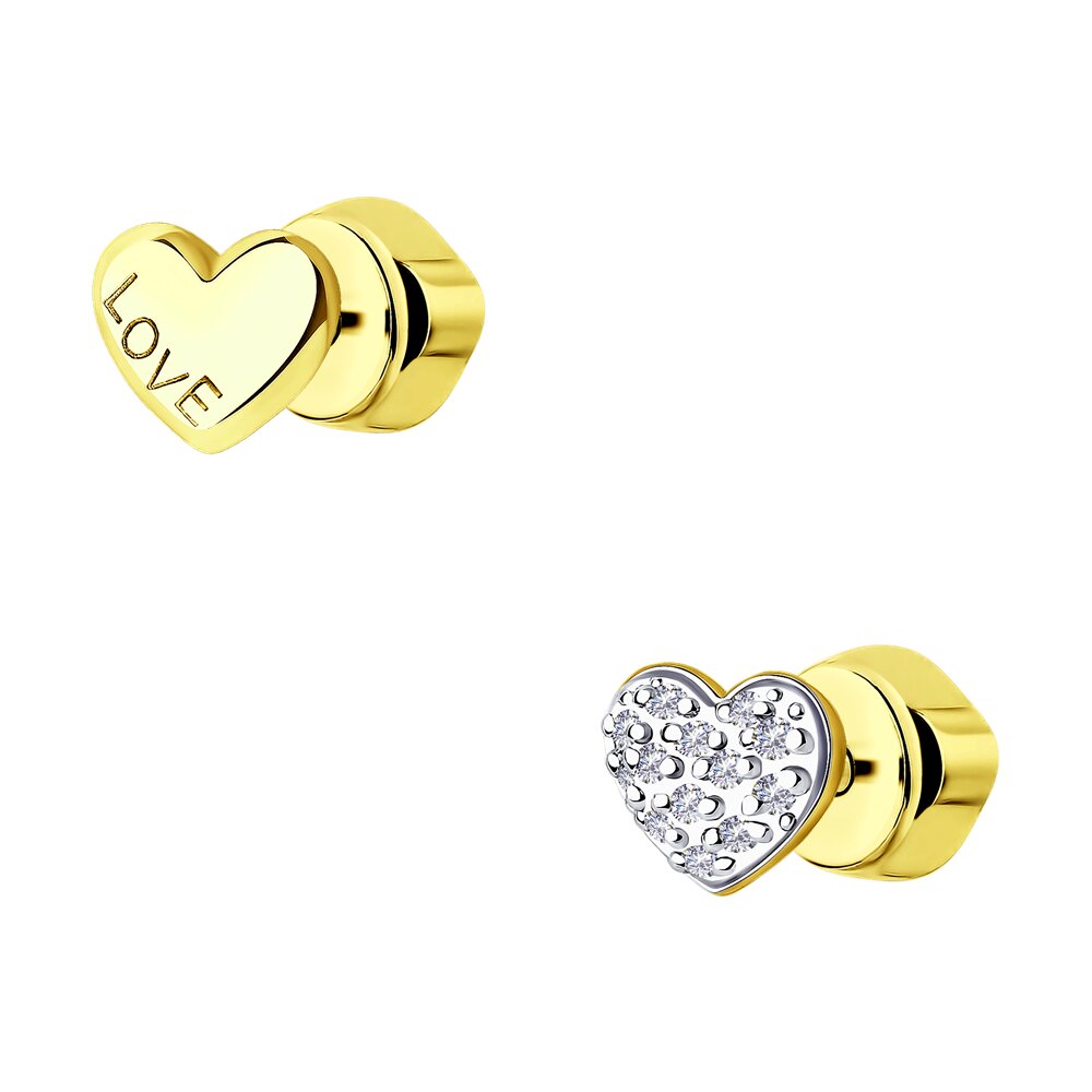

Серьги SOKOLOV Diamonds из желтого золота с бриллиантами