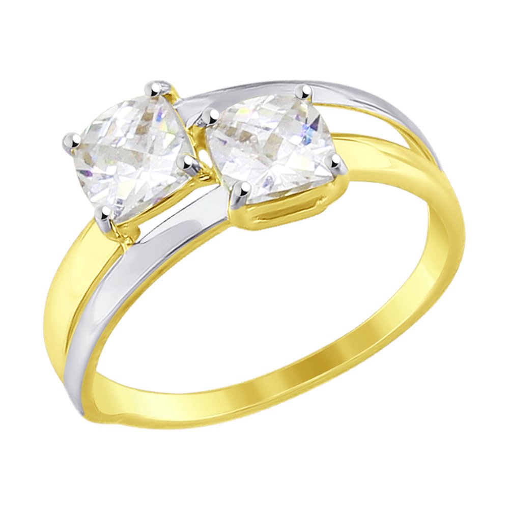

Кольцо SOKOLOV из желтого золота со Swarovski Zirconia