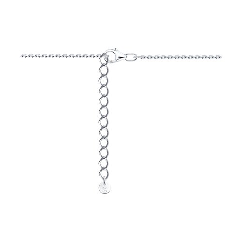 Колье из серебра с корундом - фото 2