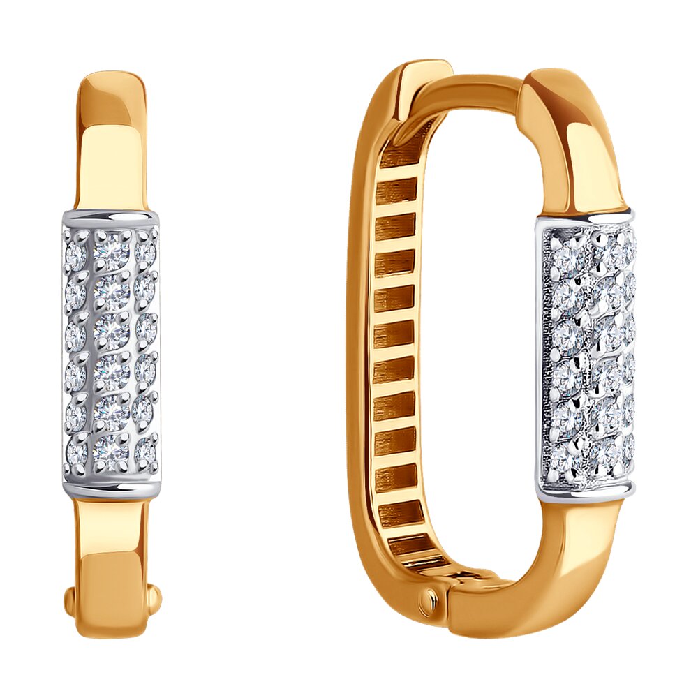 Серьги SOKOLOV из золота с фианитами 52650₽