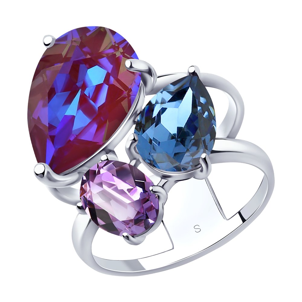 

Кольцо SOKOLOV из серебра с кристаллами Swarovski