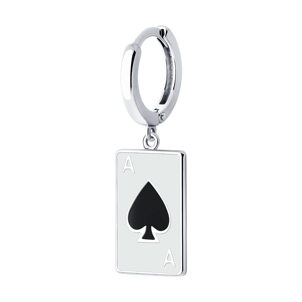 Серьга SOKOLOV из серебра с эмалью 9990₽