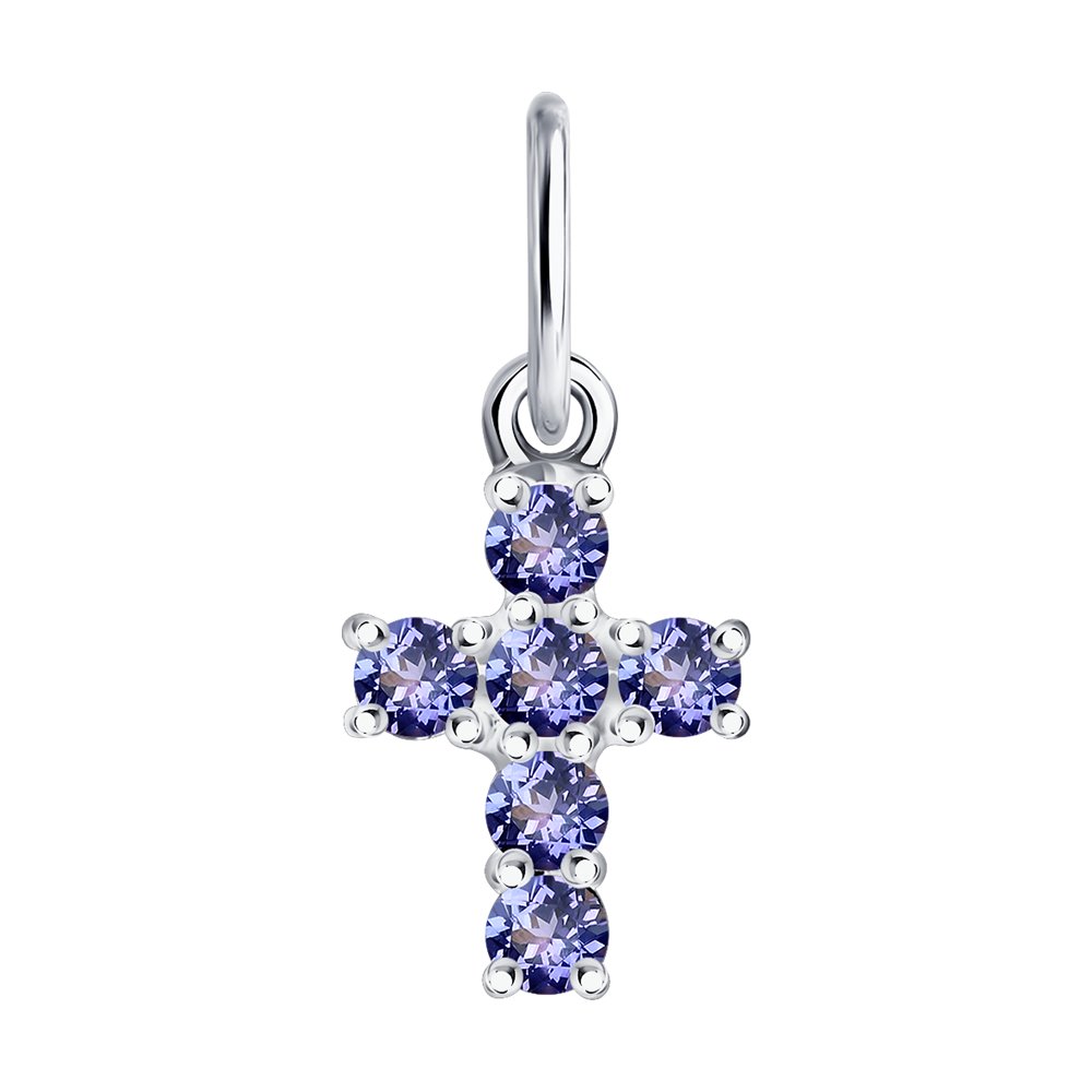 

Подвеска SOKOLOV Diamonds из белого золота с танзанитами