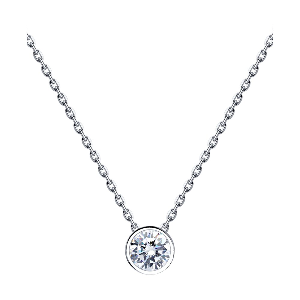 

Колье SOKOLOV Diamonds из белого золота с бриллиантом