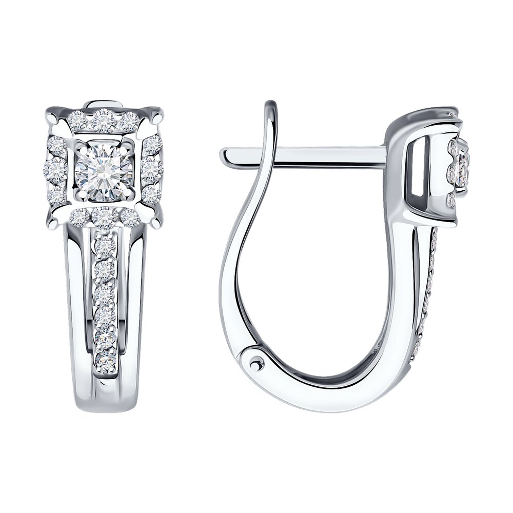

Серьги SOKOLOV Diamonds из белого золота с бриллиантами
