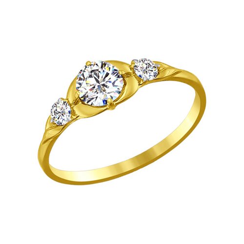 

Кольцо SOKOLOV из золота со Swarovski Zirconia