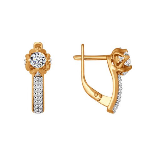 

Серьги SOKOLOV из золота со Swarovski Zirconia
