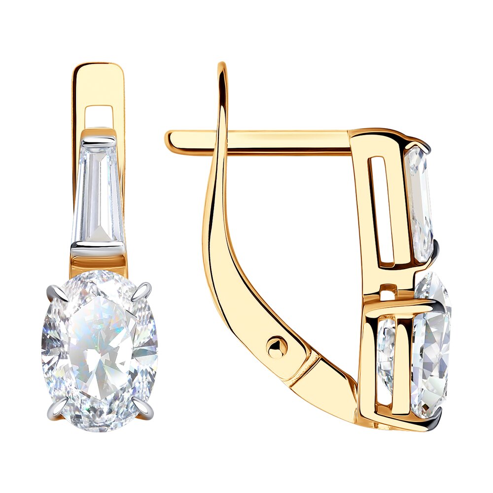 

Серьги SOKOLOV из золота с фианитами