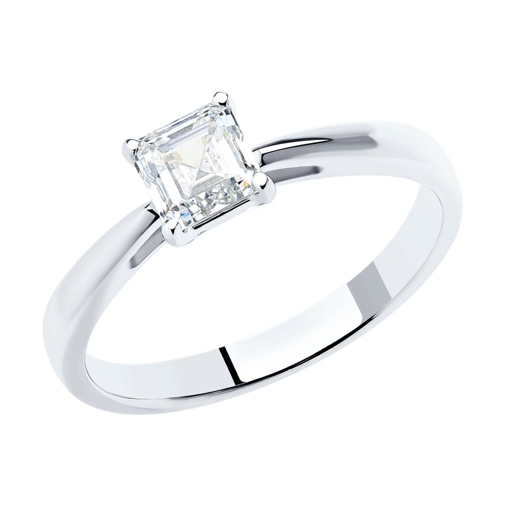 

Кольцо SOKOLOV Diamonds из белого золота с бриллиантом