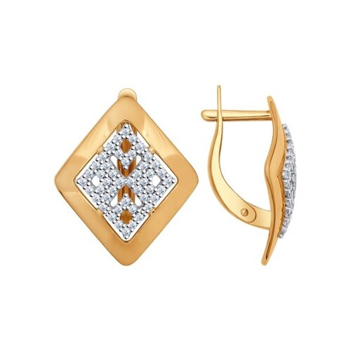 

Серьги SOKOLOV из золота с фианитами