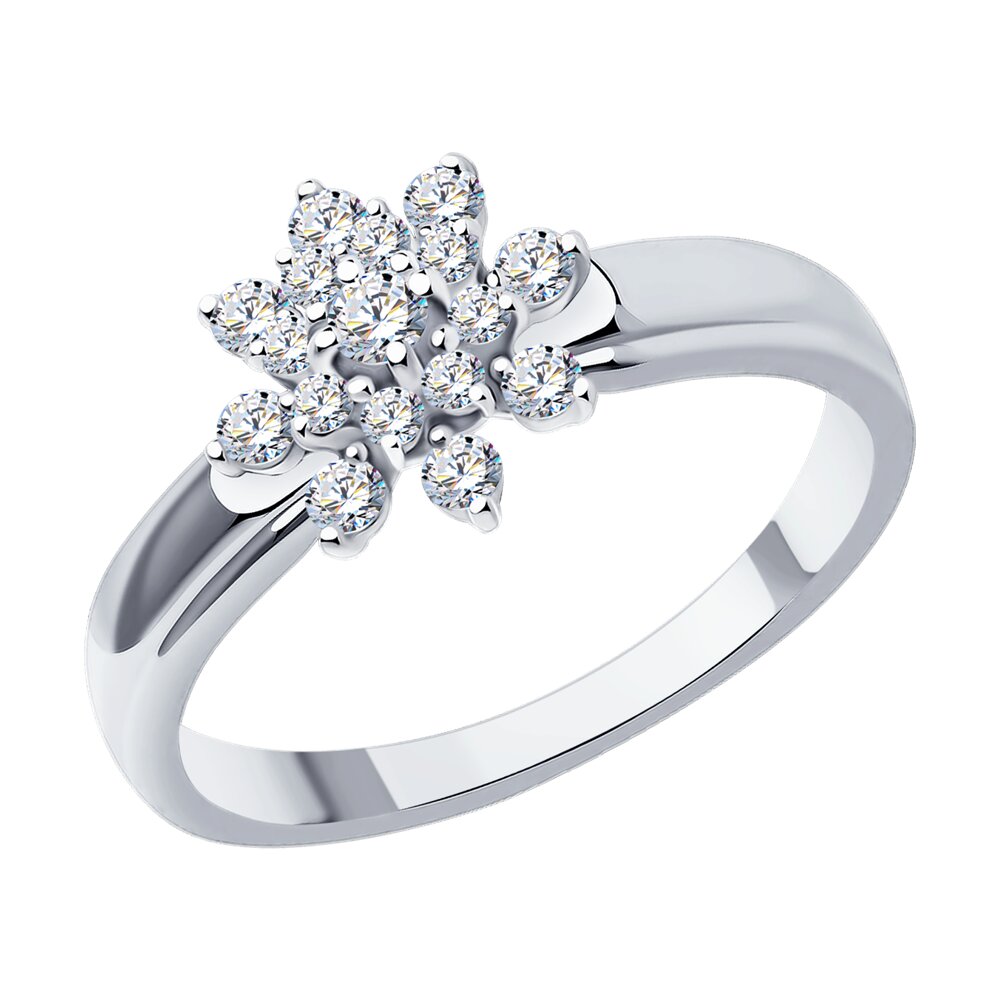 

Кольцо SOKOLOV Diamonds из белого золота с бриллиантами