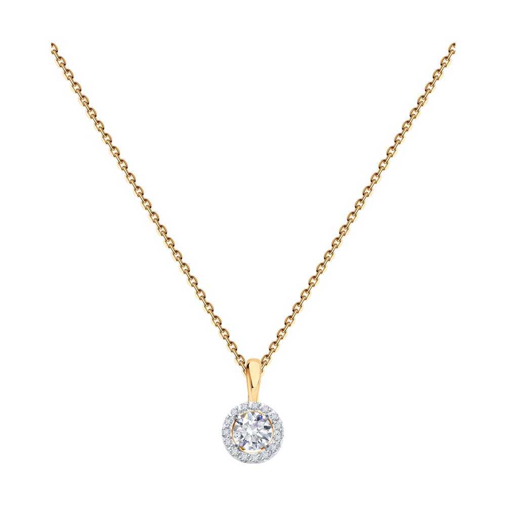 Колье SOKOLOV Diamonds из золота с бриллиантами