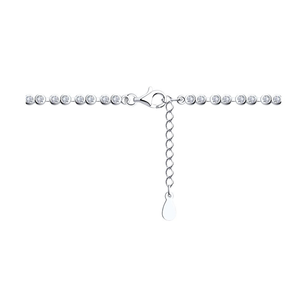 Браслет SOKOLOV из серебра с фианитами, фото 3